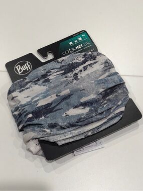 Buff Coolnet UV Full Tube Adult Neckwear UPF 50+ Summer NWT Grey Blue Pattern